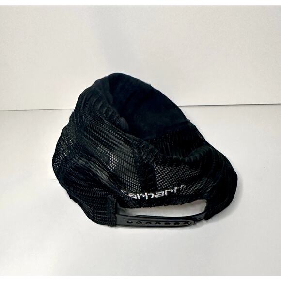 Carhartt Women's Black Trucker SnapBack Cap Hat - Picture 2 of 4